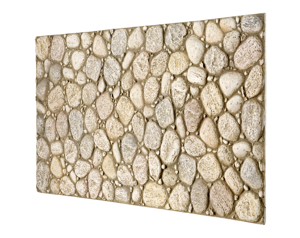 Large Riverstone - Cream Frost